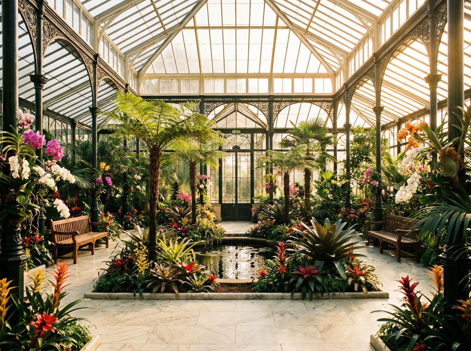 91稀有植物温室视频